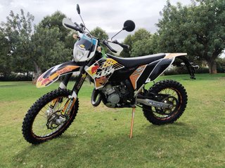 KTM EXC 125 2T Matriculada (Kit 150) Equipacion