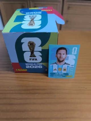 Cromo Panini Mundial 2026 Messi ARG