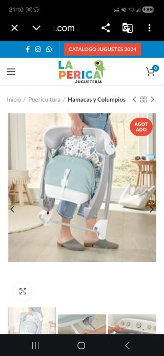Hamaca columpio bebé Fisher-Price
