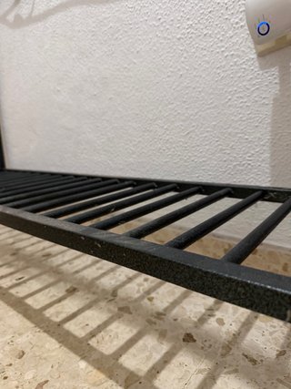 Mesa consola metal y cristal