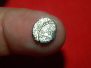 Obol Griego Plata Samaria 375-333 AC