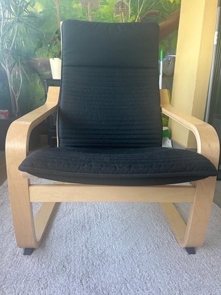 Sillón Poäng IKEA Negro