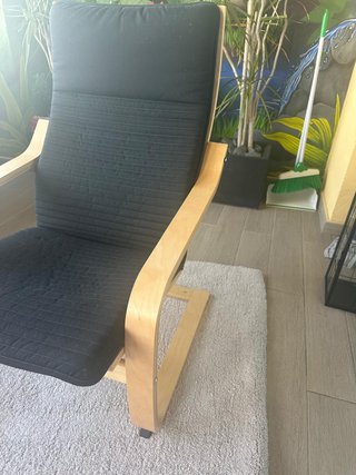 Sillón Poäng IKEA Negro