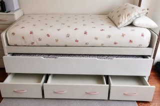 Cama nido con 3 cajones