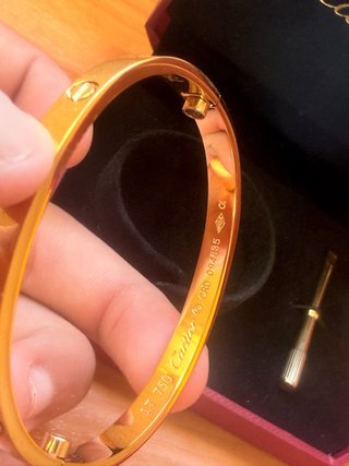 Pulsera Cartier Love Oro