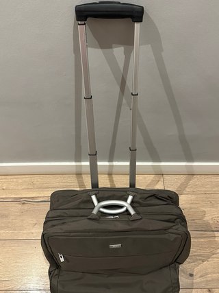 Maleta trolley Lexon marrón con ruedas