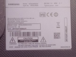 Smart TV Samsung Negra de 32 pulgadas