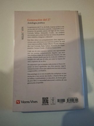 Antología poética generación del 27