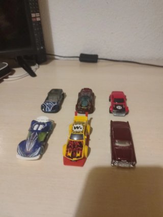 Lote 6 coches de juguete