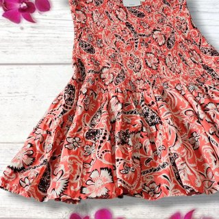 Vestido rojo coral