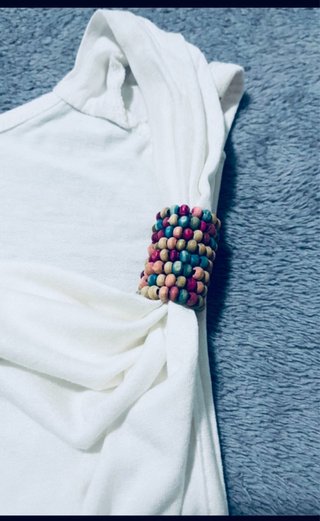 Camiseta blanca de algodón