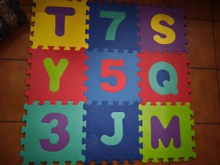 Parque bebé + Suelo Letras y Numeros
