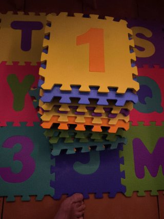 Parque bebé + Suelo Letras y Numeros