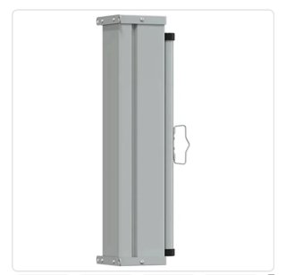 Toldo lateral retráctil crema 60x300 cm