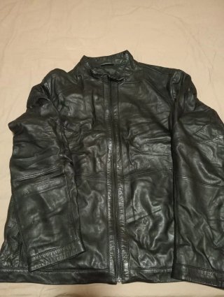 Chaqueta de cuero Boss