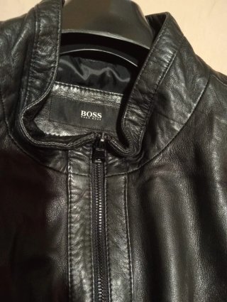 Chaqueta de cuero Boss