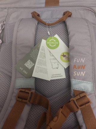 Zaino Lässig per bambini grigio/beige