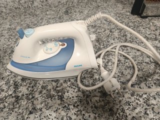 Plancha Philips Blanca y Azul