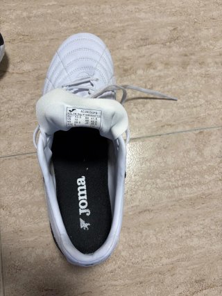 Botas Joma ACUW2502FG Blancas Talla 43.5