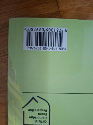 Libro de inglés nivel A2 editorial cambridge.