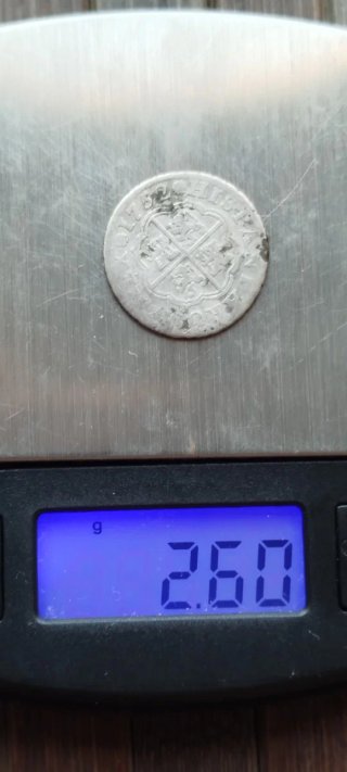 🇪🇸 1 Real Plata, Fernando VI, 1752