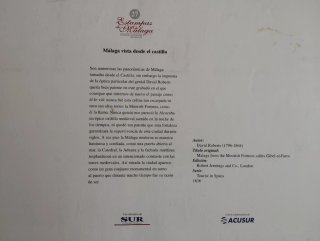 Grabados de Málaga Siglo XIX