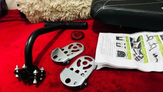Asiento trasero bicicleta con accesorios