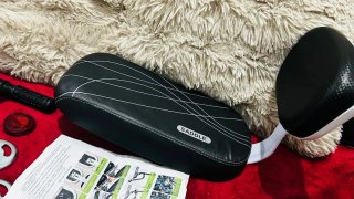 Asiento trasero bicicleta con accesorios