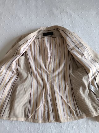 Chaqueta Zara Beige Lino. En perfecto estado