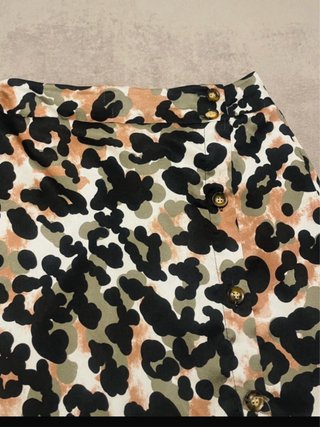 Falda larga estampado leopardo