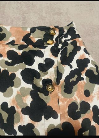Falda larga estampado leopardo