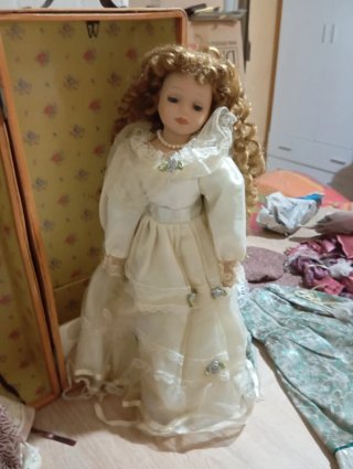 Bambole di porcellana vintage