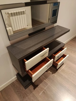 π Mueble recibidor con espejo y cajones π