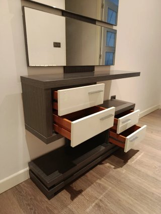 π Mueble recibidor con espejo y cajones π