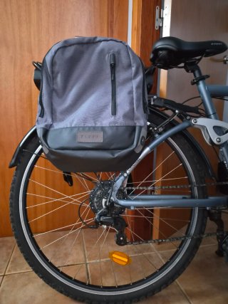 Bicicleta Eléctrica B'Twin Gris