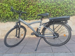 Bicicleta Eléctrica B'Twin Gris