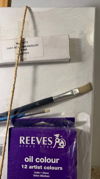Kit Pintura Básico con Lienzo y Pinceles