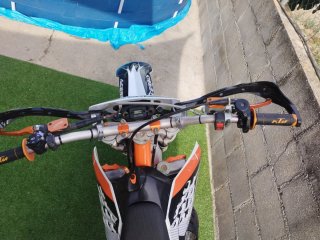 KTM EXC 250 2009 Naranja/Blanca