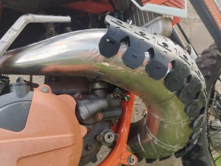 KTM EXC 250 2009 Naranja/Blanca