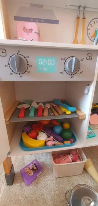 Cocina de juguete de madera
