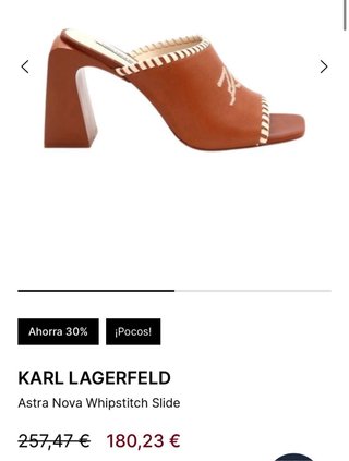 Zapatos tacón Karl Lagerfeld Talla 37 Sin estrenar