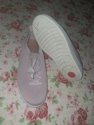 Zapatillas Mujer Rosas y Blancas