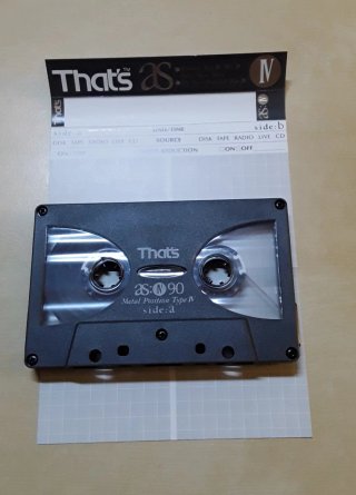 Lote 4 Cassettes Type IV SONY Metal-ES TDK That's