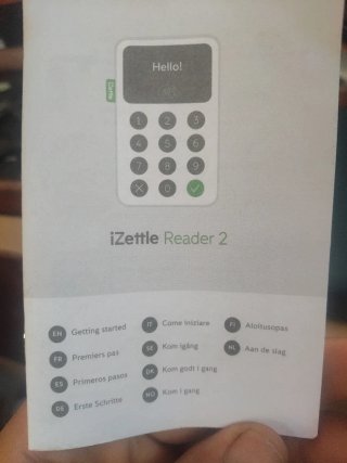 Lector de tarjetas datáfono Zettle