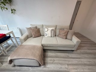 Sofá IKEA de 3 plazas chaise longue – Beige- 299€