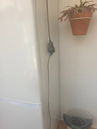 Frigorífico blanco OK.