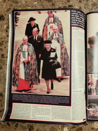 Revista hola septiembre de 1997 entierro Lady Di