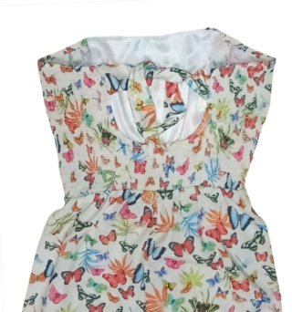 Mono Bershka estampado mariposas talla M