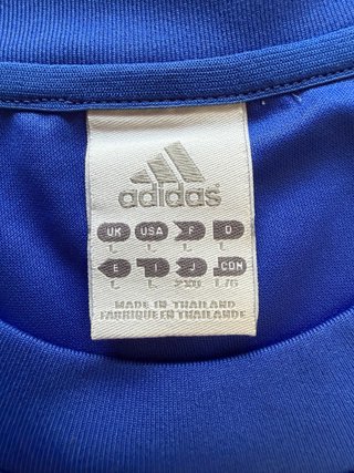 Maglia Adidas Vintage Blu Maniche Lunghe Taglia L