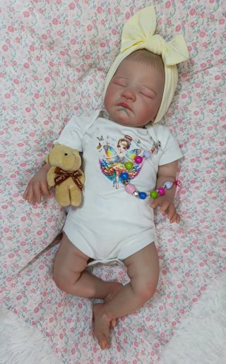 Muñeca Reborn Dormida Hiperrealista